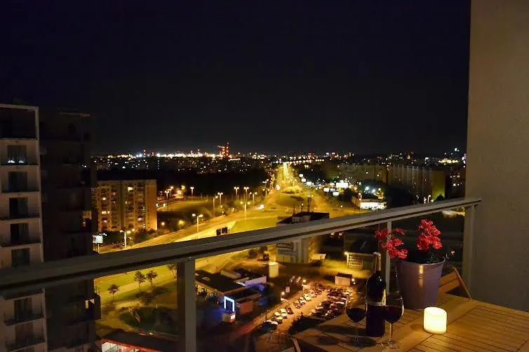 Apartament Nice View -16Pietro, Parking Podziemny, Widok Na Miasto I Morze Gdansk