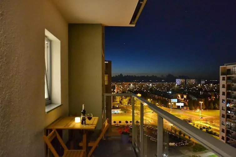 Apartament Nice View -16Pietro, Parking Podziemny, Widok Na Miasto I Morze Gdansk 0*,